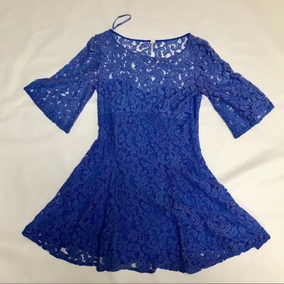 Free People Dresses & Skirts - Blue lace Free People dress
